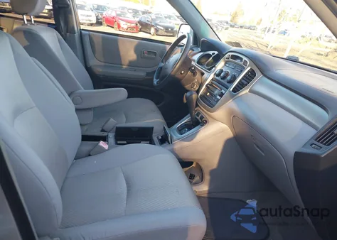 2005 Toyota Highlander V6 z USA, uszkodzony, nr VIN JTEGP21A950073559